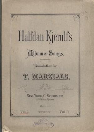 Seller image for Halfdan Kjerulf's Album of Songs, Volume 1 (28 Songs) for sale by Austin Sherlaw-Johnson, Secondhand Music