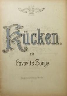 Seller image for 12 Favorite Songs (English and German Words) for sale by Austin Sherlaw-Johnson, Secondhand Music