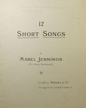 Image du vendeur pour 12 Short Songs (Voice and Piano) mis en vente par Austin Sherlaw-Johnson, Secondhand Music