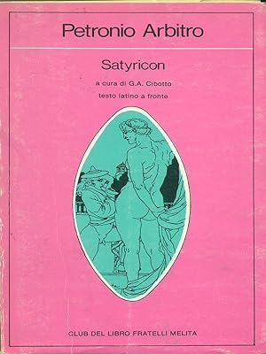 Bild des Verkufers fr Satyricon zum Verkauf von Librodifaccia