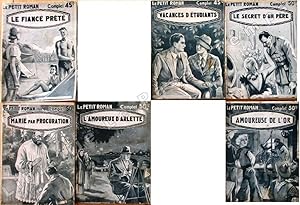 Bild des Verkufers fr Collection LE PETIT ROMAN - 9 titres - N 801, 810, 819, 824, 825, 850, 876, 877, 879. zum Verkauf von Jean-Paul TIVILLIER