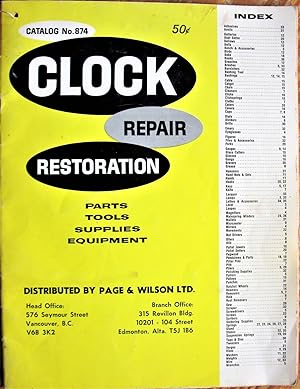 Clock Repair Restoration. Parts, Tools, Supplies, Equipment