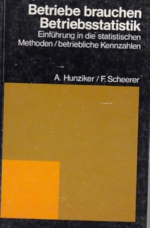 Betriebe brauchen Betriebsstatistik