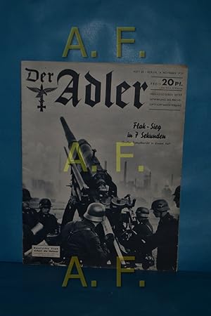 Bild des Verkufers fr Der Adler Heft 20, 14. November 1939 zum Verkauf von Antiquarische Fundgrube e.U.