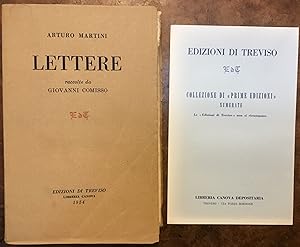 Lettere (di Arturo Martini). Raccolte da Giovanni Comisso