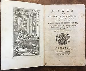 Saggi di cosmografia, uranografia, e geografia in cui si espongono i fondamenti di queste scienze...