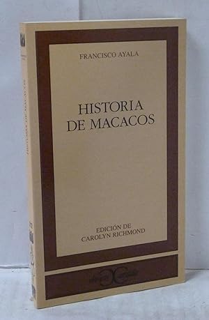 Immagine del venditore per HISTORIA DE MACACOS venduto da LIBRERIA  SANZ