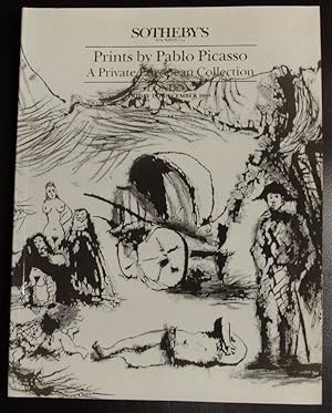Image du vendeur pour Sotheby's: Prints By Pablo Picasso: A Private European Collection London Friday 1st December 1989 mis en vente par GuthrieBooks