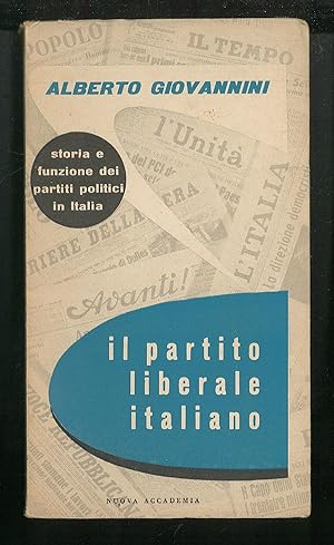 Bild des Verkufers fr Il partito liberale italiano zum Verkauf von Sergio Trippini