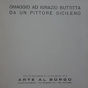 Seller image for Omaggio ad Ignazio Buttitta da un pittore sicileno for sale by Messinissa libri