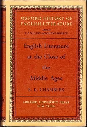 Image du vendeur pour English Literature at the Close of the Middle Ages (Oxford History of English Literature Series) mis en vente par Dorley House Books, Inc.