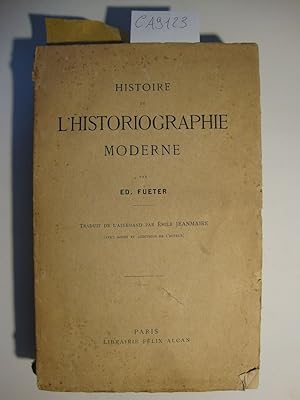 Histoire de l'historiographie moderne