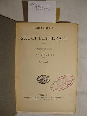 Saggi letterari