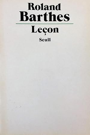 Leçon