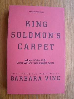 Seller image for King Solomon's Carpet for sale by Scene of the Crime, ABAC, IOBA