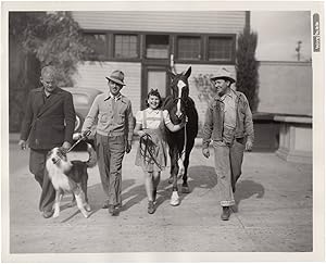 Image du vendeur pour Checkers (Three original photographs from the set of the 1937 film) mis en vente par Royal Books, Inc., ABAA