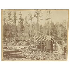 Photograph of Water-Powered Mill Near Puget Sound, Washington