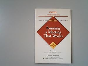 Seller image for Running a Meeting That Works. (Barron's Business Success Series). for sale by Antiquariat Bookfarm