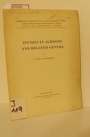 Bild des Verkufers fr Studies in Agrostis and related Genera. zum Verkauf von ralfs-buecherkiste