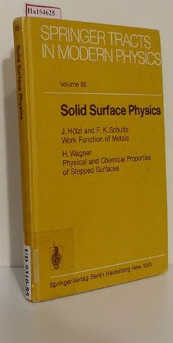 Bild des Verkufers fr Solid Surface Physics. ( = Springer Tracts in Modern Physics, 85) . zum Verkauf von ralfs-buecherkiste