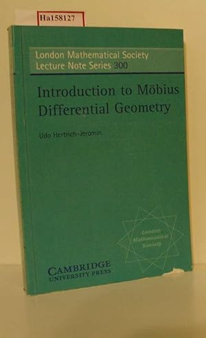 Bild des Verkufers fr Introduction to Mbius Differential Geometry. zum Verkauf von ralfs-buecherkiste