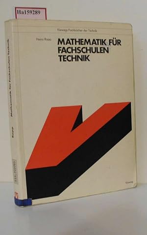 Seller image for Mathematik fr Fachschulen Technik. for sale by ralfs-buecherkiste