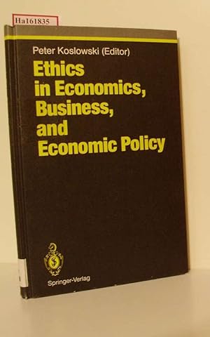 Bild des Verkufers fr Ethics in Economics, Business, and Economic Policy. zum Verkauf von ralfs-buecherkiste