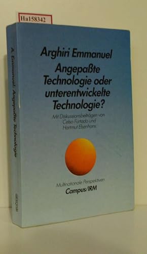 Seller image for Angepate Technologie oder unterentwickelte Technologie. for sale by ralfs-buecherkiste