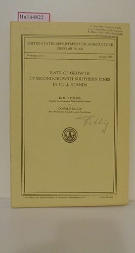 Imagen del vendedor de Rate of growth of second-growth southern pines in full stands. ( = Circular, 124) . a la venta por ralfs-buecherkiste