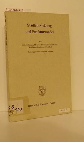 Seller image for Stadtentwicklung und Strukturwandel. (=Schriften des Vereins fr Socialpolitik; Neue Folge Bd. 168). for sale by ralfs-buecherkiste