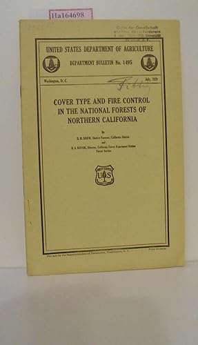 Cover type and fire control in the National Forests of Northern California. ( = Department Bullet...