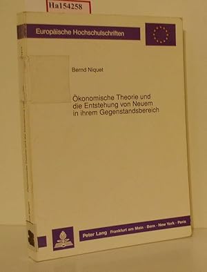 Bild des Verkufers fr konomische Theorie und die Entstehung von Neuem in ihrem Gegenstandsbereich. zum Verkauf von ralfs-buecherkiste
