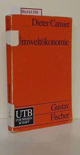 Seller image for Umweltkonomie. (=Uni-Taschenbcher 1749). for sale by ralfs-buecherkiste