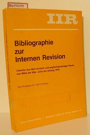 Bild des Verkufers fr Bibliographie zur Internen Revision. (Literatur ab Mitte der 60er Jahre bis 1979). zum Verkauf von ralfs-buecherkiste