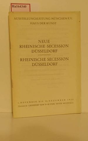 Seller image for Neue Rheinische Secession Dsseldorf. / Rheinische Secession Dsseldorf. for sale by ralfs-buecherkiste