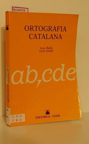Imagen del vendedor de Ortografia Catalana. a la venta por ralfs-buecherkiste