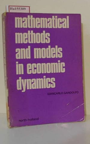 Immagine del venditore per Mathematical Methods and Models in Economic Dynamics. venduto da ralfs-buecherkiste