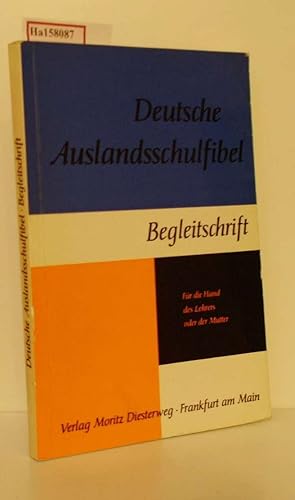 Immagine del venditore per Deutsche Auslandsschulfibel ?Ina und Udo?. Begleitheft fr die Hand des Lehrers oder der Mutter. venduto da ralfs-buecherkiste