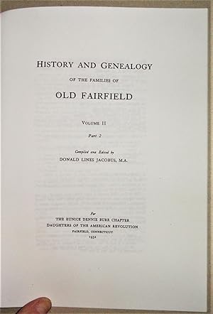 Seller image for The Ogden Family of Old Fairfield, Connecticut; Volumes I & II [Offset Reprint] for sale by DogStar Books