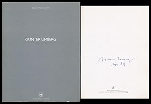 Bild des Verkufers fr Gnter Umberg. La pittura come sostanza e come apparizione. 20 marzo - 9 maggio 1997. A Arte Studio Invernizzi. [Signiertes Exemplar.] zum Verkauf von Antiquariat Lenzen