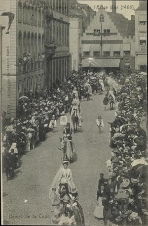 Image du vendeur pour Ansichtskarte / Postkarte Bruges Brgge Flandern Westflandern, Le Pas d' Armes de l'Arbre d'Or, Dames de la Cour mis en vente par akpool GmbH