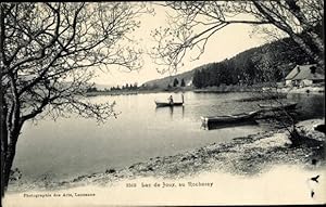Ansichtskarte / Postkarte Rocheray Le Chenit Kanton Jura, Lac de Joux