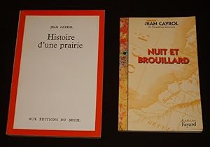 Seller image for Lot de 2 ouvrages de Jean Cayrol : Nuit et brouillard - Histoire d'une prairie for sale by Abraxas-libris