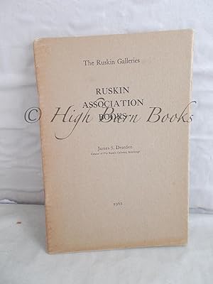 Imagen del vendedor de Ruskin Association Books a la venta por High Barn Books