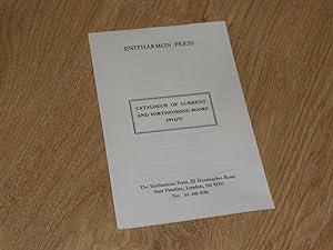 Immagine del venditore per Enitharmon Press Catalogue of Current and Forthcoming Books 1974/75 venduto da Dublin Bookbrowsers