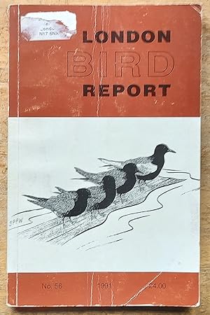 Bild des Verkufers fr London Bird Report No. 56 1991 zum Verkauf von Shore Books