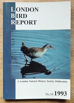 Bild des Verkufers fr London Bird Report: No.58 1993 zum Verkauf von Shore Books