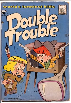 Seller image for Double Trouble #2 1958-St John-Frank Johnson-final issue-VG for sale by DTA Collectibles