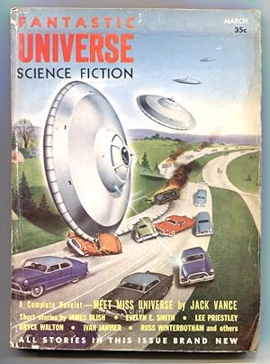 Seller image for Fantastic Universe Science Fiction March 1955- Schomburg cover for sale by DTA Collectibles