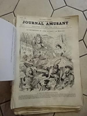Journal amusant.-N° 142.-1858? Le répertoire de l'été (1ère série), par Marcelin.